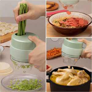 PORTABLE ELECTRIC VEGETABLE CUTTER